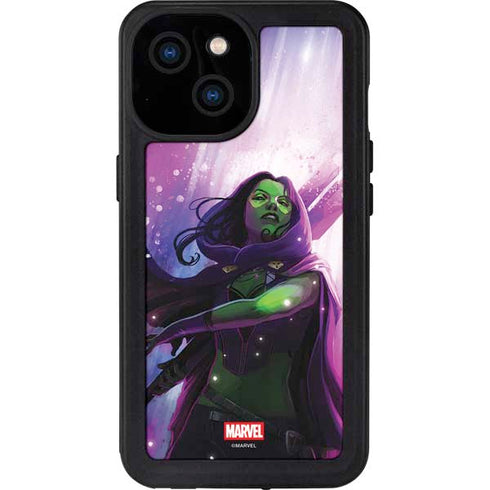 Marvel Gamora Shadow Assassin iPhone 15 Waterproof Case